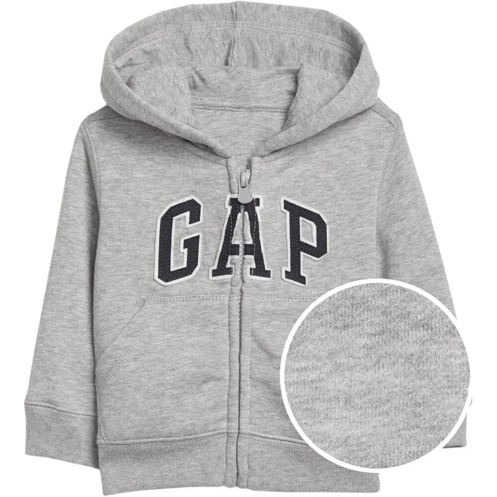 Baby Boys' Playtime Favorites Logo Full Zip Hoodie Hooded Sweatshirt